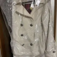 C.O.L.Z.A アイボリー ダブルブレストコート