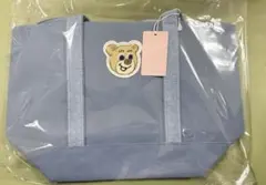 新品未使用 オールドテディ ワッペントートバッグ ライトブルー