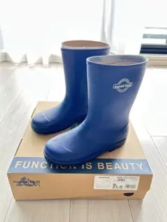 mont-bell キッズ レインブーツ 21cm 箱付きのサムネイル