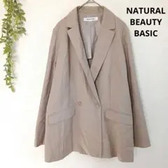 ナチュラルビューティーベーシック テーラードジャケット 軽量 カジュアル M