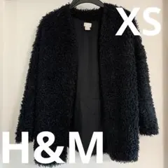 ニットキャンペーン⭐︎H&M テディーニット　カーディガン　ブラック