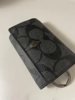 【COACH】ブラックキーケース
