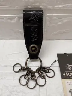 わちふぃーるど SJエナメルレザー ベルトキー 黒のサムネイル