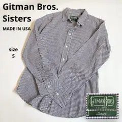 Gitman Bros Sisters USA製 コットン100 チェック 長袖