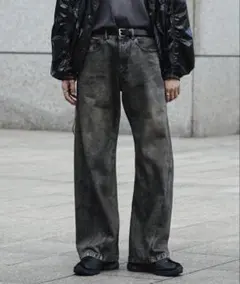 WYM LIDNM VINTAGE WASHED CURVED DENIM