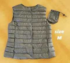 UNIQLO ウルトラライトダウンベスト Mサイズ グレー