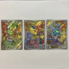 チコリータ ヒノアラシ ワニノコ ジョウト御三家 プロモ AR仕様①
