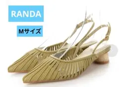 RANDカッティングデザインバックストラップパンプス （GREEN）のサムネイル