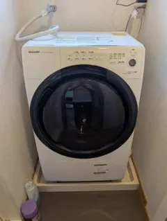 SHARP ドラム式洗濯機 ES-S7F-WR 本体