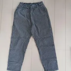 GU ストライプ コットンパンツ Mサイズ