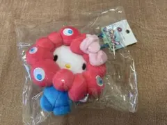 カラビナ付きミャクミャクなりきりぬいぐるみ ハローキティ