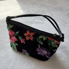 FEILER フラワー柄 ハンドバッグ