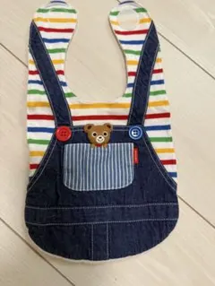 ストライプデニムスタイとショートパンツセット