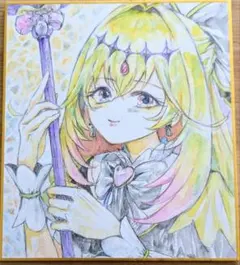 名探偵プリキュア アルカナ・シャドウ 手描きイラスト ファンアート 水彩画