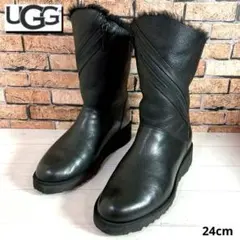 美品■UGG■ミドルブーツ✨LORNA 1012440 ムートン ジップアップ