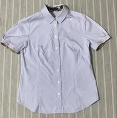 BURBERRY 半袖シャツ ライトブルー 38