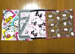 ハローキティ タオル 4枚セット　ハンカチ