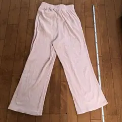 レトロガール　レディース　ワイドパンツ　ピンクＭ