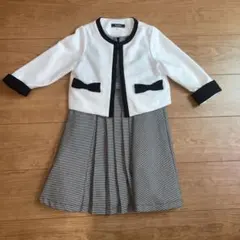 HUSHUSH フォーマルワンピースとジャケットセット　110㎝　やや汚れあり