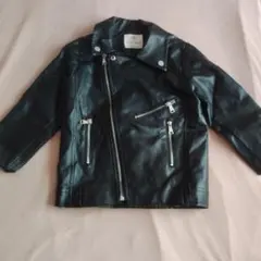 黒ライダースジャケット 120cm