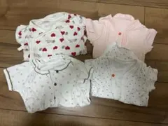 UNIQLO アカチャンホンポ　アンナニコラ　前開きベビー肌着4枚セット