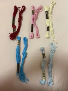 DMC 刺繍糸 5色セット