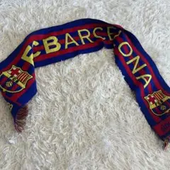 新品未使用　【バルセロナ サッカーマフラー フットボールマフラー】