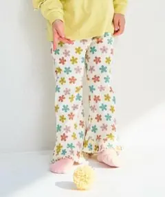 ペアマノン　花柄　長ズボン　120