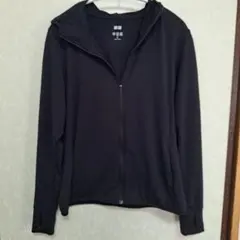 ユニクロ　AIRism　ブラック　XL　パーカー　UVカット