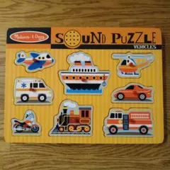 Melissa & Doug Sound Puzzle Vehicles
