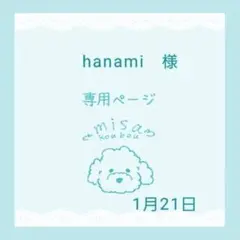 hanami様専用ページ