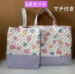 No.985 レッスンバック&上履き袋　2点セット