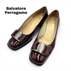 Ferragamo フェラガモ ヴァラ パンプス 23cm ブラウンのサムネイル