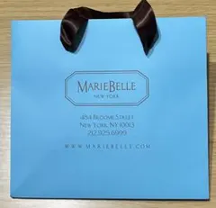 MARIEBELLE 青 ショップ袋 ショッパー
