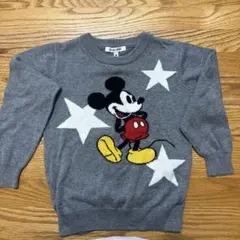 GLOBAL WORK ミッキーマウス セーター Mサイズ(100-110cm)