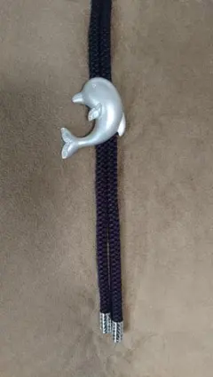 【未使用新商品】K18WGイルカループタイ