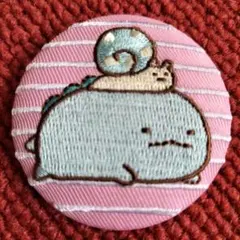San-X すみっコぐらし 刺繍缶バッジ とかげとにせつむり 新品未使用