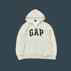 良品y2k archive old gap ジップアップパーカー　裏起毛00s