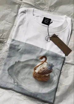 【限定品：新品未使用】pot and tea スワンシューTシャツのサムネイル