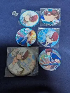 僕のヒーローアカデミア　ヒロアカ　轟焦凍　缶バッジ　6点