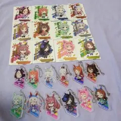 ウマ娘　ダイカットステッカー　アクキー　コンプセット　ダイソー　セリア