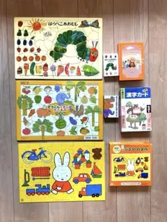 はらぺこあおむしとアンパンマンのジグソーパズルトランプ等セットのサムネイル