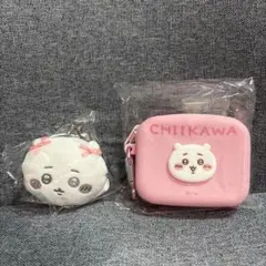 ちいかわ　ミニがまぐち〜リボン〜/ミニシリコンポーチ　セット