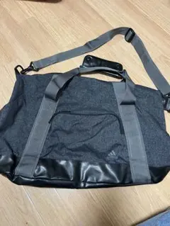 adidas ボストンバッグ グレー×ブラック
