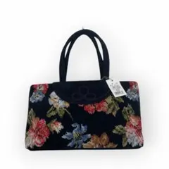 FEILER フラワー柄 ハンドバッグ