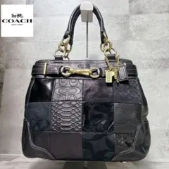 OLD COACH PATCHWORK BAG SHIGNATURE