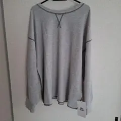 JaVaライト グレー 長袖 Tシャツ 新品タグ付き