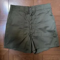 80s USA製 U.S.ARMY ミリタリーベイカーリメイクショートパンツのサムネイル
