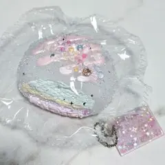 kengkeng 白ピンク大福 ココオイル大福 スクイーズ ケンケン ラテアート