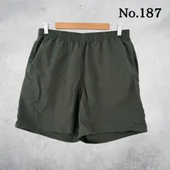 GU ダークグリーン ショートパンツ ゴムウエスト